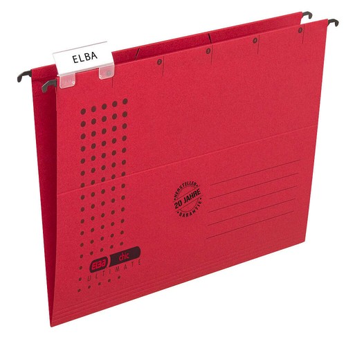 Hängemappen rot für - 5,
